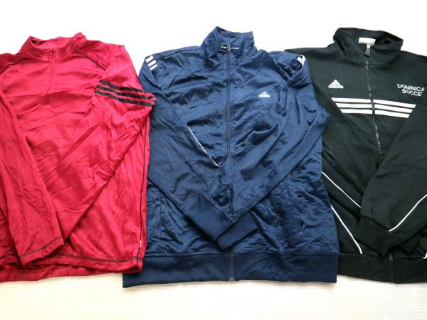 【100%新品，本物保証】 adidas ジャージ トラックジャケット ポリエステルトップス XL 大きいサイズ 6枚セット まとめ売り USA古着卸 1円スタート FF12(ジャンパー、ブルゾン)｜売買されたオークション情報、yahooの商品 男性用