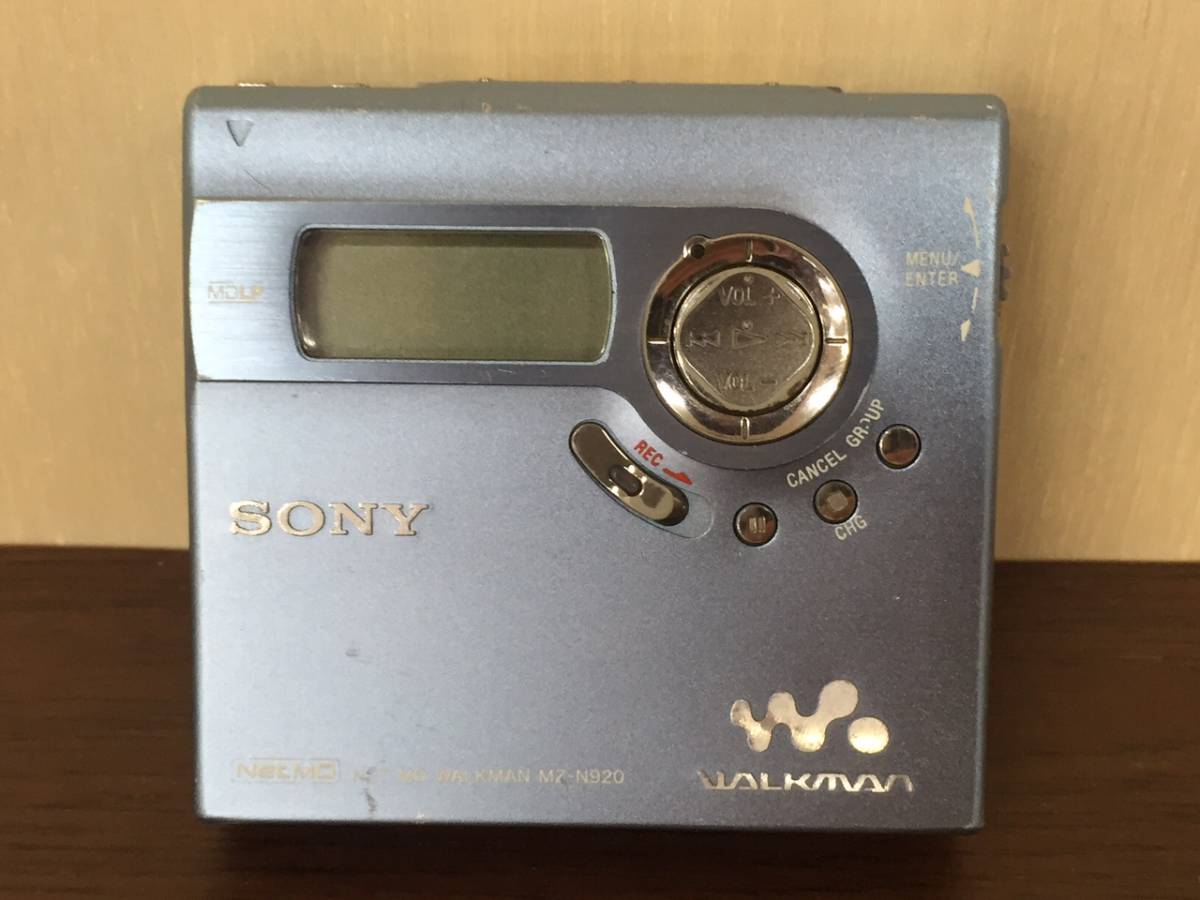01-F434P【SONY/ソニー】WALKMAN ポータブルMDレコーダー MZ-N920