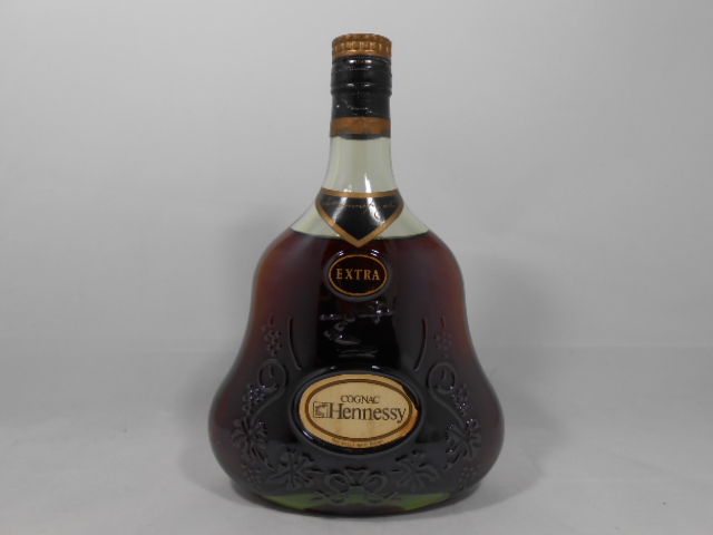 古酒 【未開栓】 Hennessy ヘネシー エクストラ 金キャップ グリーン