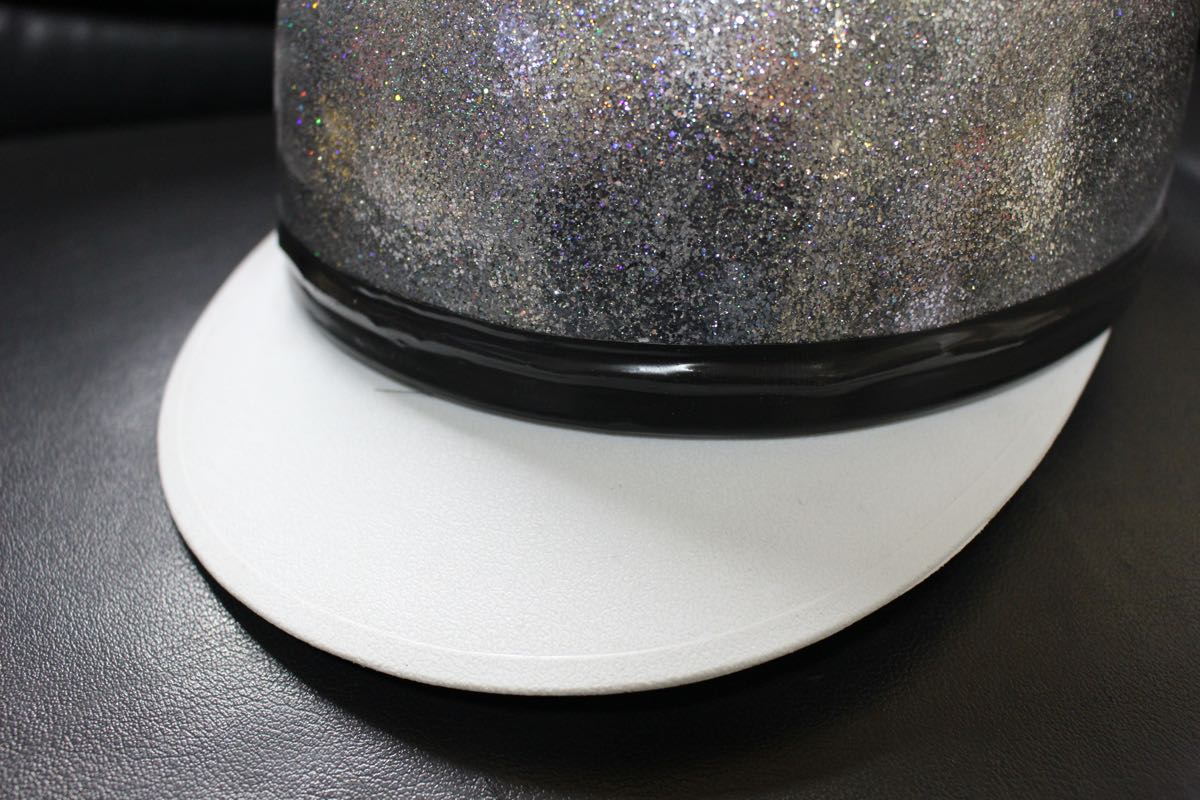 立花コルク半本革三つボタンMサイズレインボーフレークベース美品