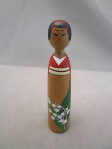 □05 こけし 石村作 創作こけし□ Yahoo!オークション 石村作 -「石村