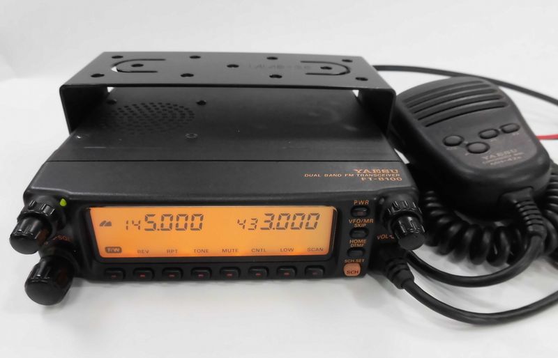 1円スタート YAESU FT-8100 144/430MHz 20W FM トランシーバー 中古