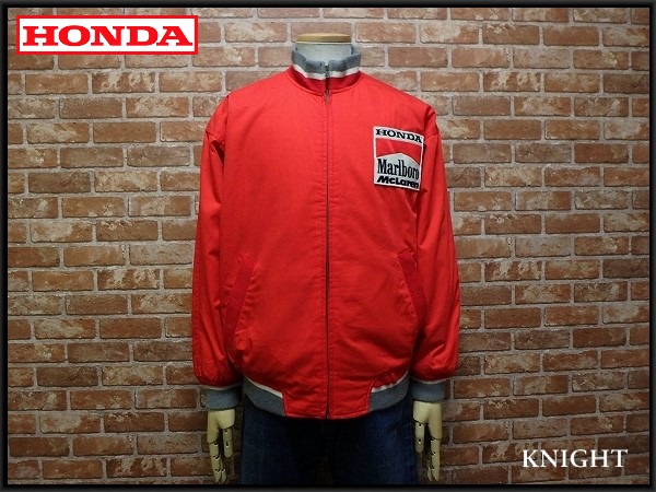 HONDA ジャケット・M 難有り■ホンダ/ブルゾン ジャンパー/マルボロ マクラーレン/90’ｓ Marlboro McLaren F1＠