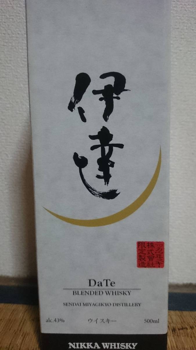 未開栓】NIKKA WHISKY 伊達 旧ラベル ウイスキー 500ml 43% ウイスキー