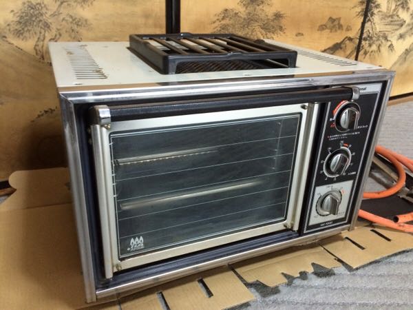 昭和レトロ ナショナル GZ-1000 LPガス仕様ガスオーブン ☆最終