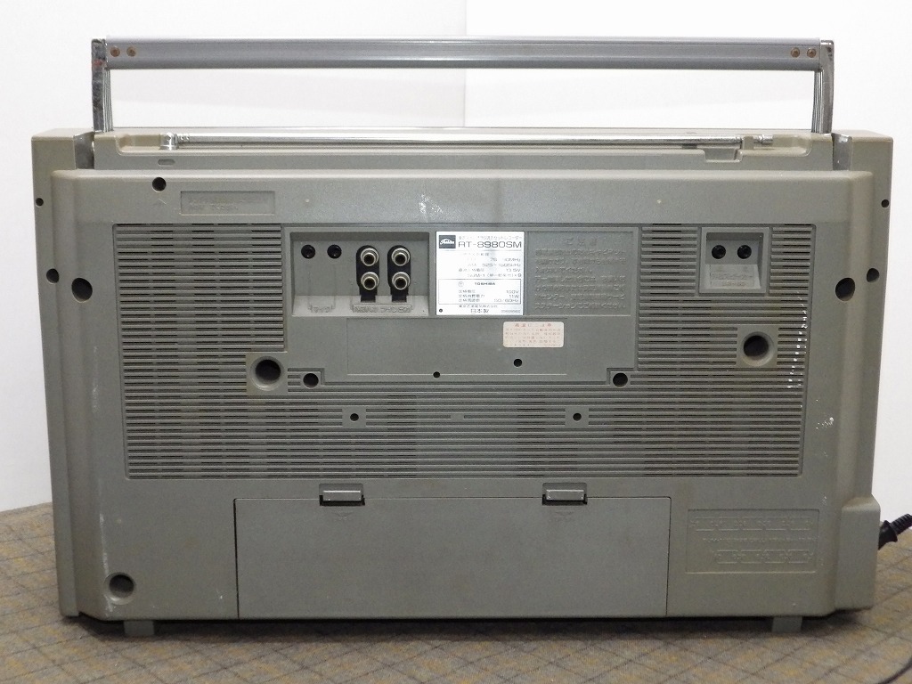 □□【昭和銘機】 東芝 ラジカセ BOMBEAT RT-8980SM /AL48□□ 【公式