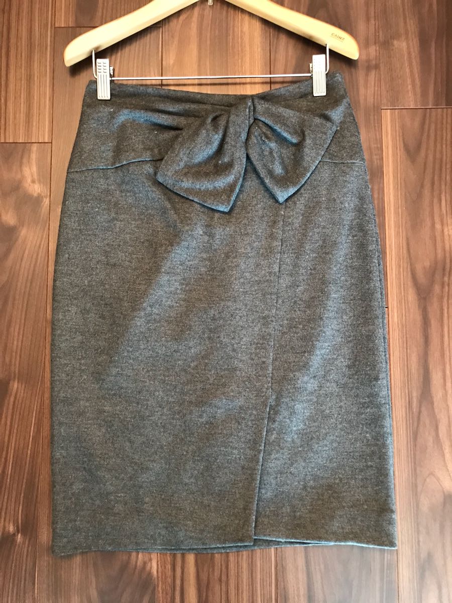 送料164円★美品リランドチュールRirandtureタイトスカートグレー1☆ジャスグリッティー・アプワイザーリッシェ姉妹1☆★36号