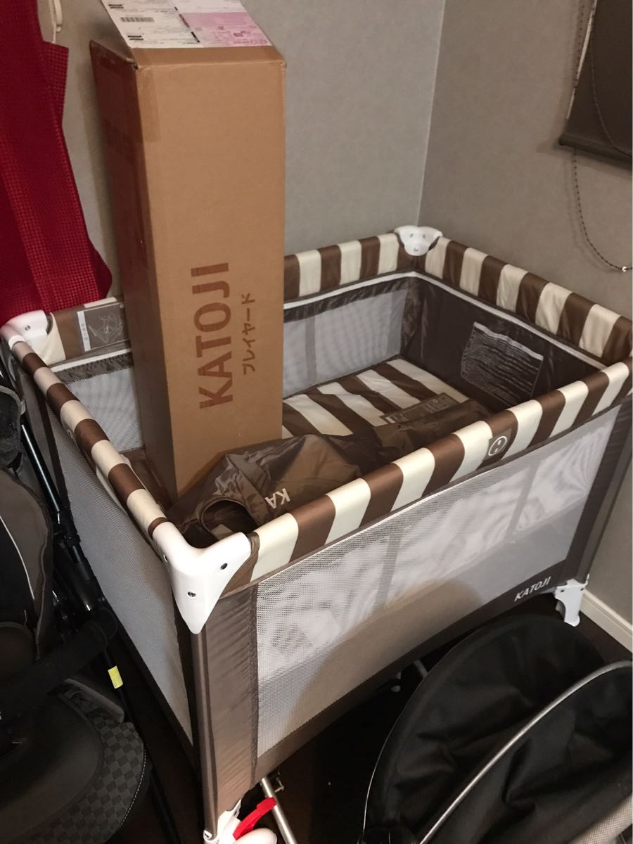 新品ベビーベッド出産準備セット電動ラック 回転チャイルドシートエールベベ ベビーカー コンビディアクラッセ バウンサー 抱っこ紐 など_5