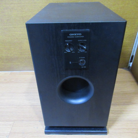 ◇ONKYO SL-105 POWERED SUBWOOFER アンプ内蔵サブウーファー（B）◇