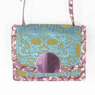 定番人気，得価 ドリスヴァンノッテン DRIES VAN NOTEN 16SS DN61BW1614 刺繍デザインレザー切り替えショルダーバッグ F 99(ドリス ヴァン ノッテン)｜売買されたオークション情報、yahooの商品情報をアーカイブ公開 - その他
