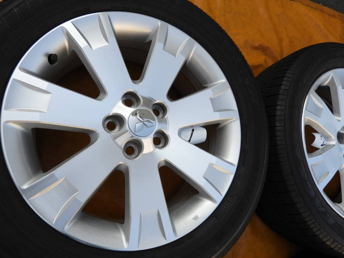 18インチ三菱デリカD5用ホイール＆タイヤ4本セット中古 三菱デリカD