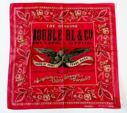 RRL Ralph Lauren バンダナ チャコールグレータグ付き RRL Ralph Lauren バンダナ チャコールグレータグ付き DOUBLE RL RALPH