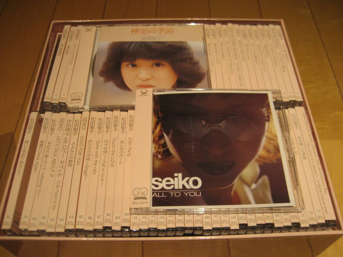 松田聖子73枚組CD-BOX「Single Collection 30th Anniversary Box~The 