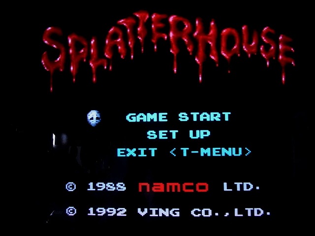 FM-TOWNS スプラッターハウス CD-ROM [外箱説無] FM Splatterhouse - FM-TOWNS スプラッターハウス VING Towns Marty