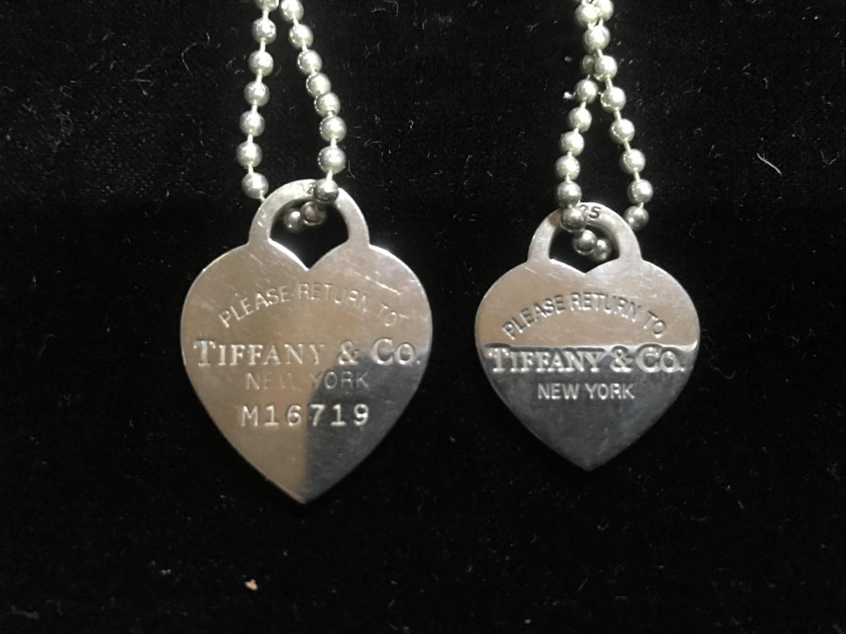 中古品】 TIFFANY&Co ティファニー シルバー925 ネックレス リターン 