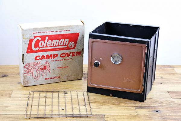 238 ★Coleman CAMP OVEN 5010A700 折畳式 コールマン キャンプオーブン ビンテージ ▼B1361