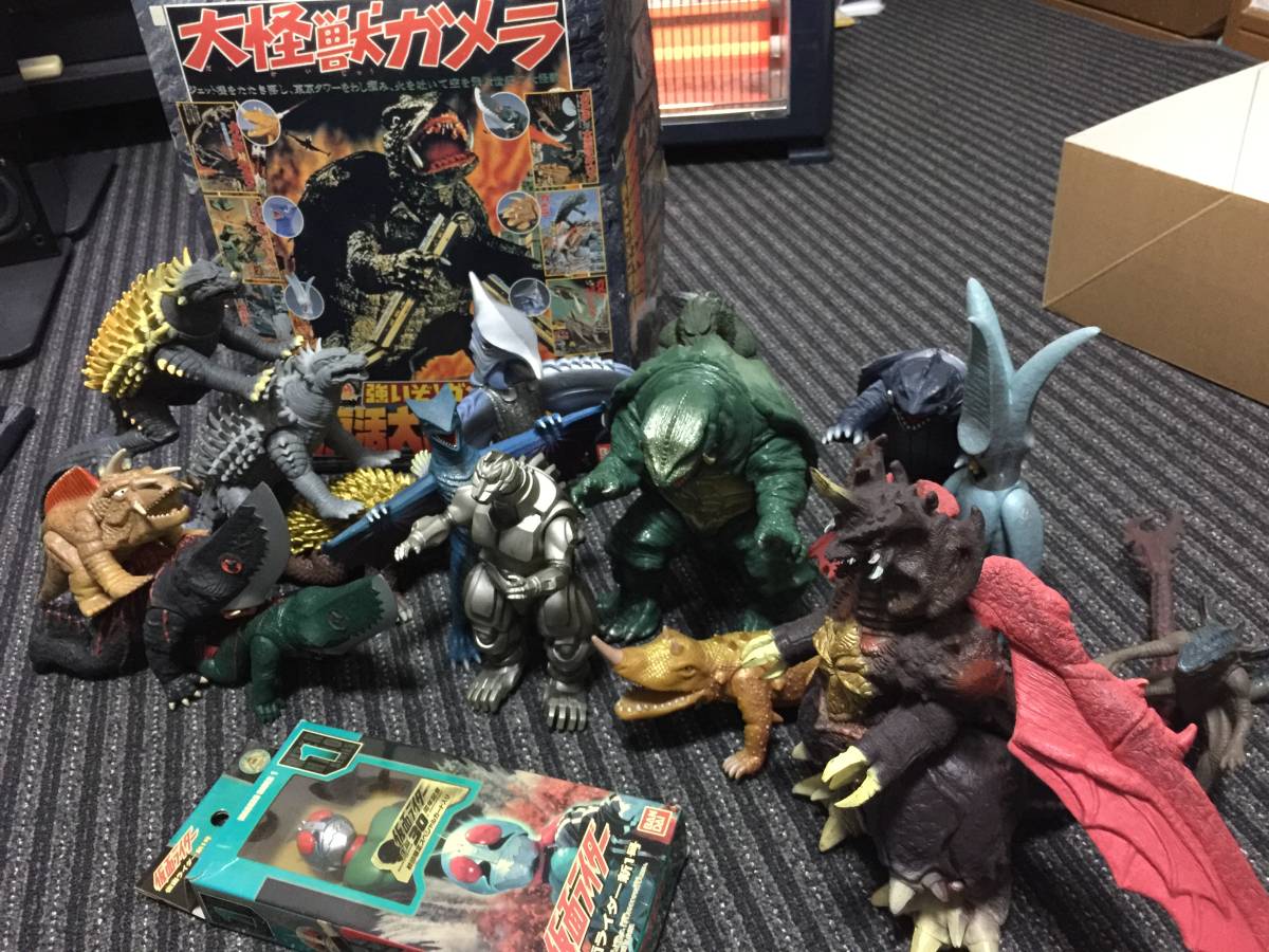 ゴジラ ガメラ フィギュア まとめ売り セット ソフビ ゴジラ ガメラ