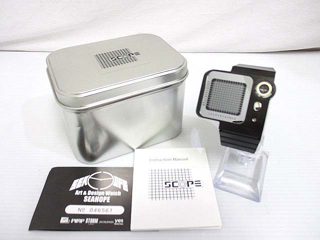 SEAHOPE SCOPE スコープ LED 腕時計 ブラック 黒 デジタル 箱付き