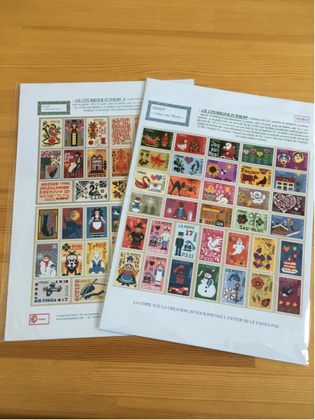 入手困難 クロスステッチ 図案 a mon ami Pierre セット 切手_1
