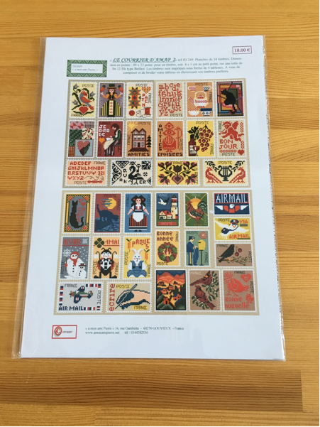 入手困難 クロスステッチ 図案 a mon ami Pierre セット 切手_3
