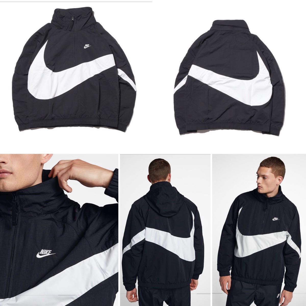 日本早割 即完売 nike アノラック ジャケット Lサイズ ブラック ナイキ 