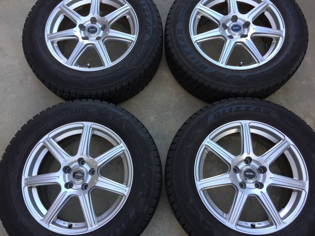 美品 ブリヂストン トップランR7 225/65R17 BS ブリザックDM-V2 4本 