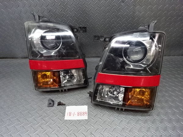 ワゴンR MH21S MH22S RR ヘッドライト 左右セット 純正ランプ付き 純正 MH21S MH22S ワゴンR RR HID ヘッドライト 左右セット Z9T 点灯OK