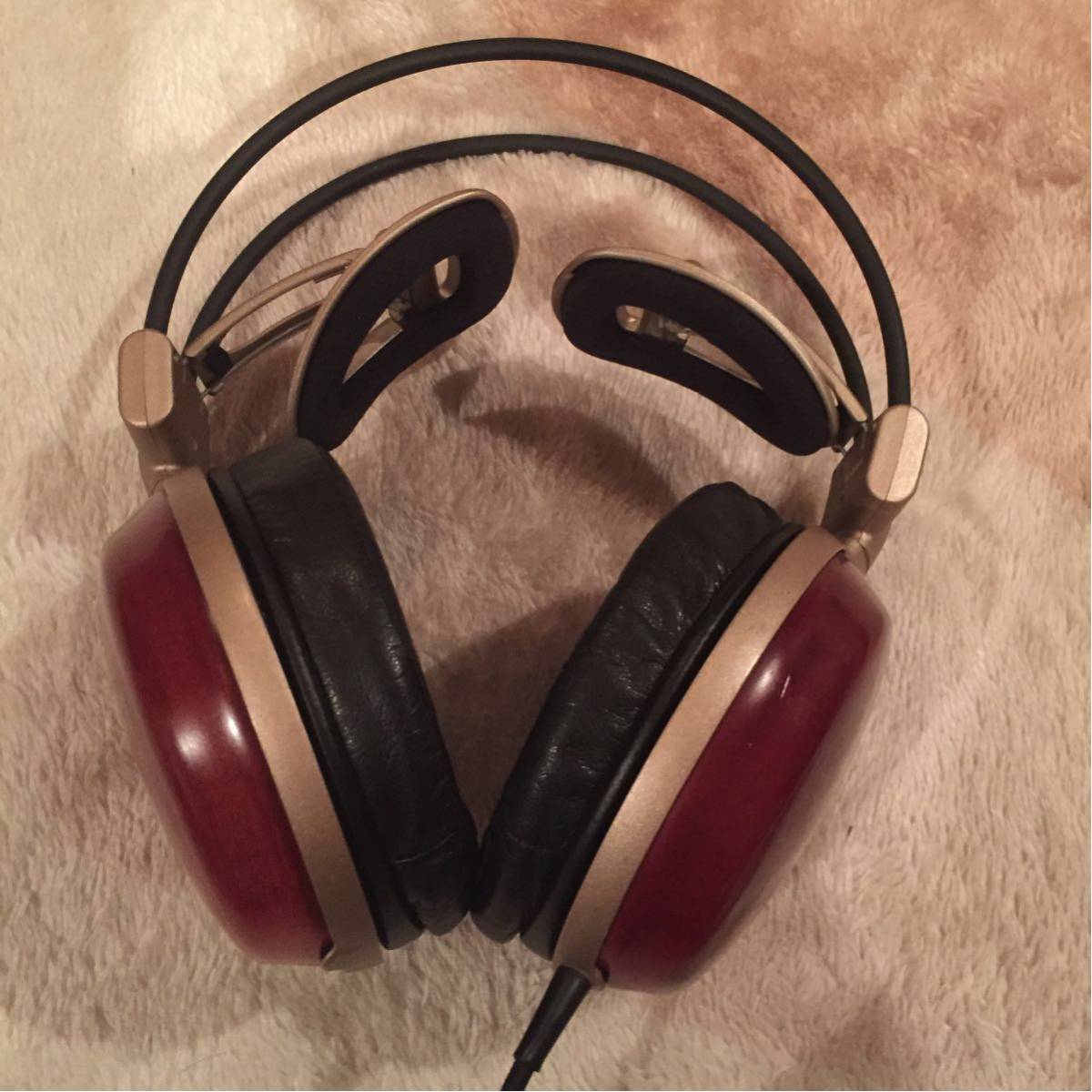 audio techica オーディオテクニカ ヘッドフォンATH- W1000 アサダ桜使用 中古動作品