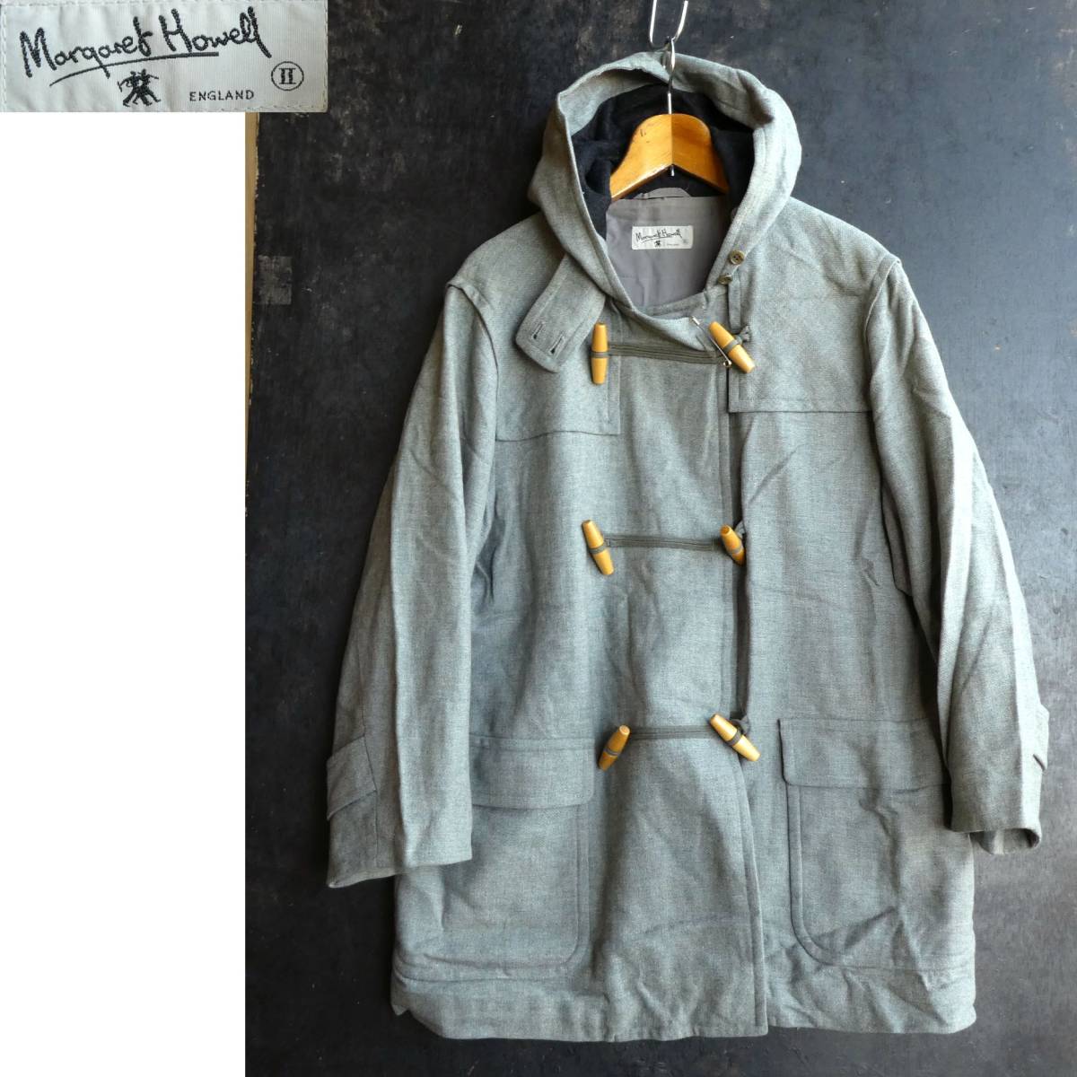 美品 英国製 マーガレットハウエル ダッフルコート サイズ3（L〜XL） Margaret Howell MARGARET HOWELL MHL. shop howell margaret a find