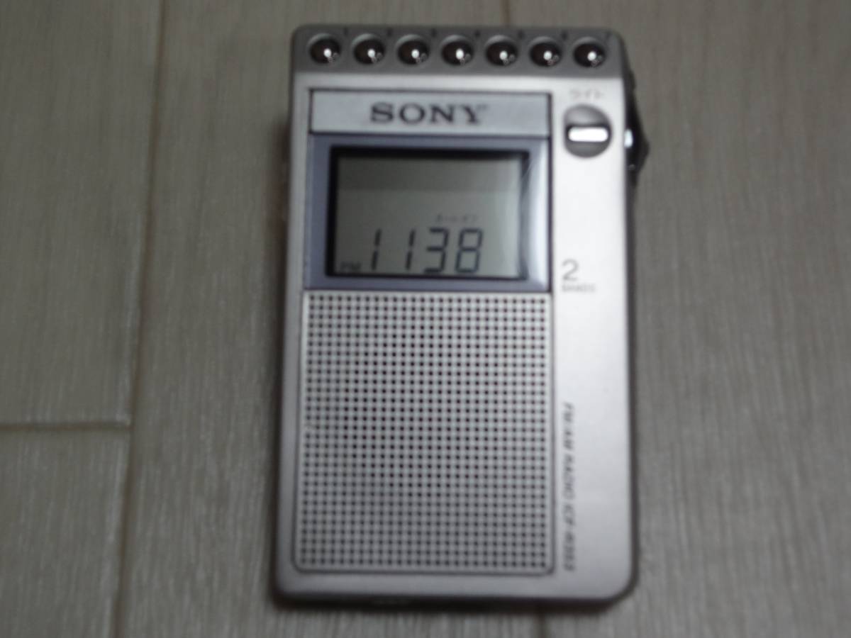 ●SONY FM/AM RADIO ICF-R353 イヤホン内蔵