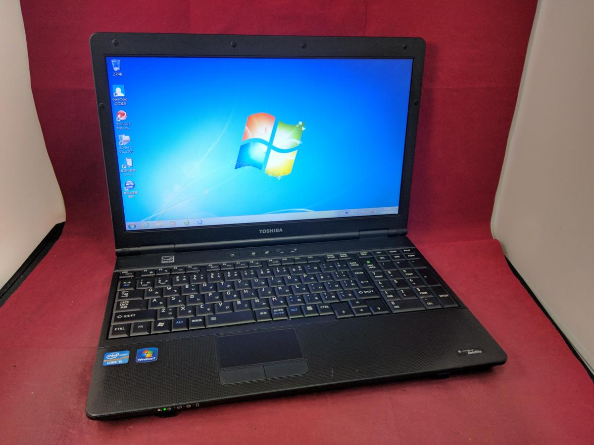 ジャンク 東芝 B551/D i7/4GB/250GB/Win10 キーボード不調 【公式通販】