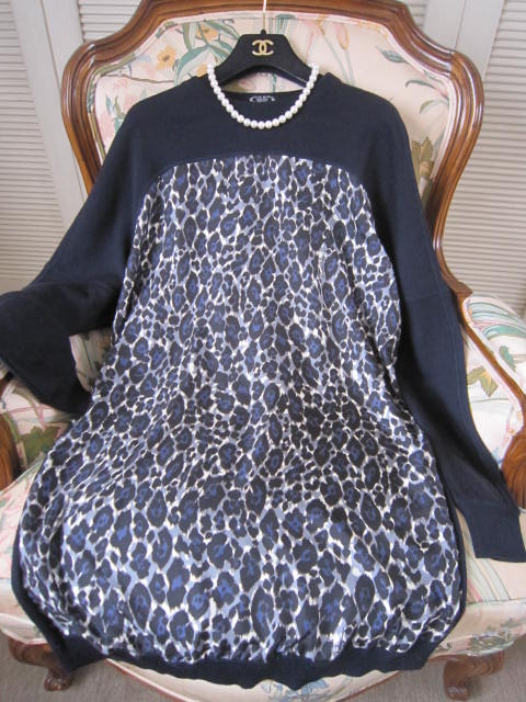 クローゼット整理！FERRAGAMO 100%silk＆100%wool チュニック S(38～40 