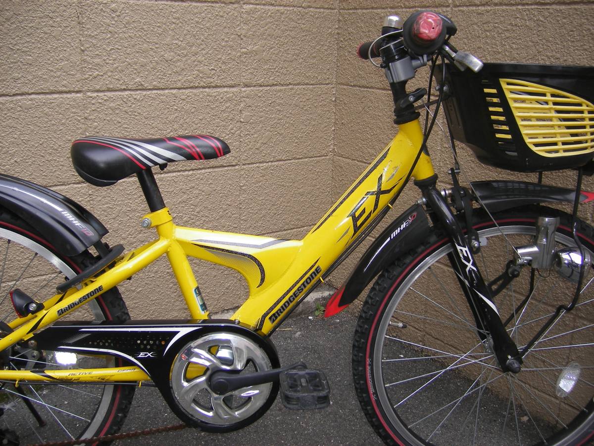 ★used★ Bridgestone ブリジストンEX MHF１０ 子供22型MTB 　 〔シマノ６段〕
