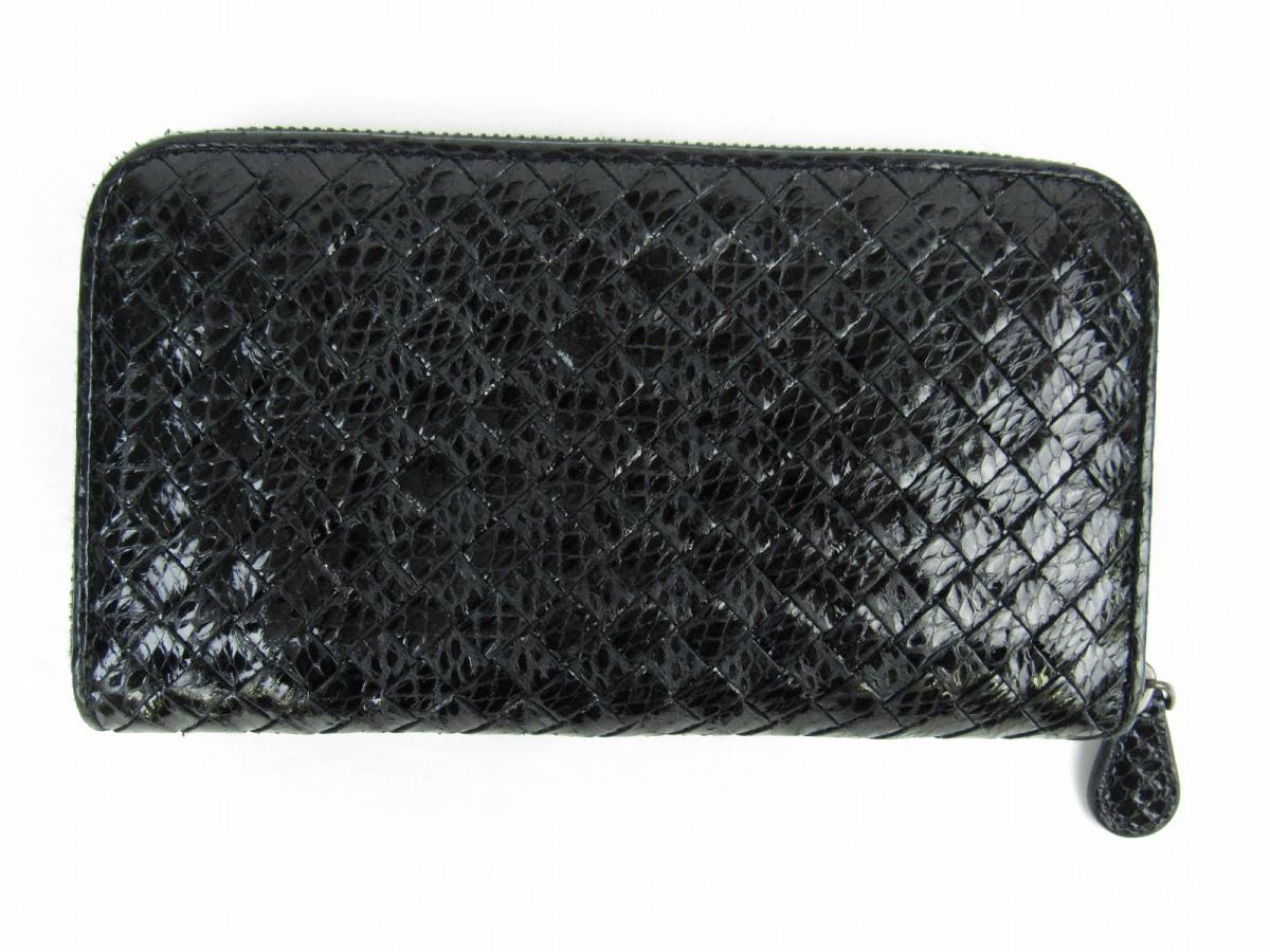 イントレチャート ボッテガヴェネタ BOTTEGA VENETA ラウンド レザー