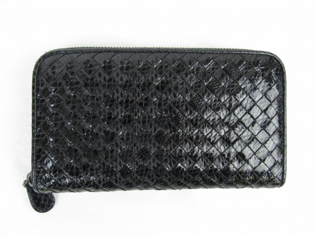 イントレチャート ボッテガヴェネタ BOTTEGA VENETA ラウンド レザー