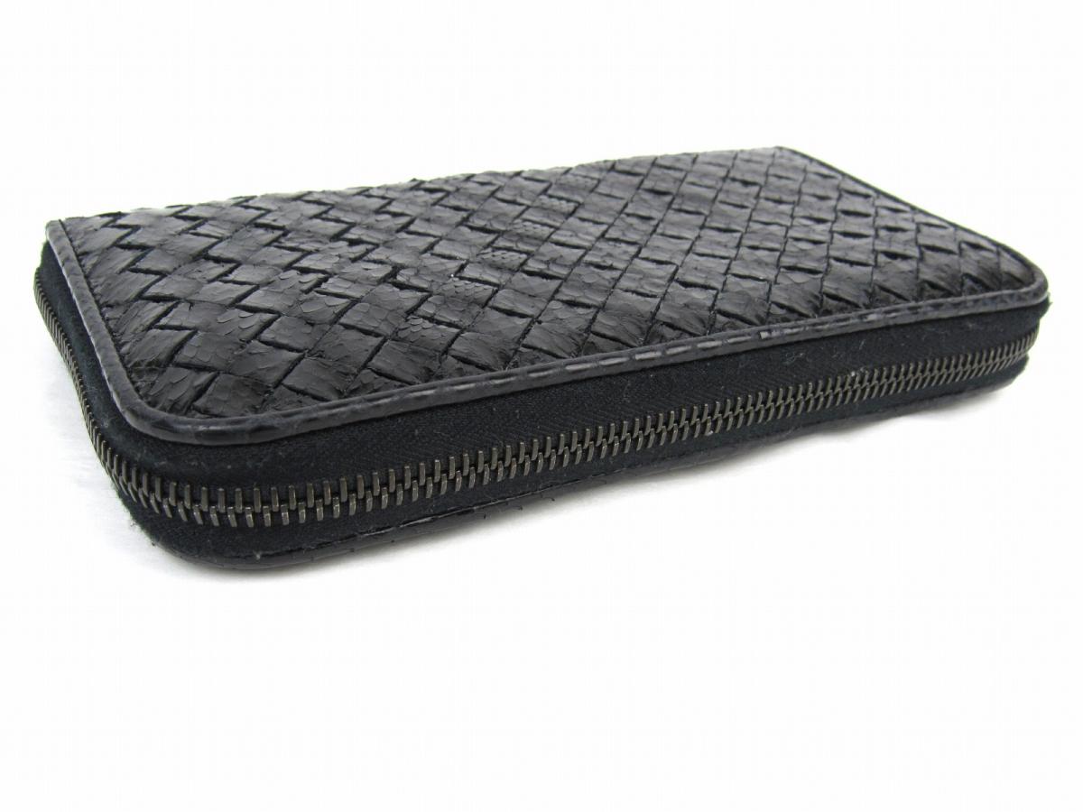イントレチャート ボッテガヴェネタ BOTTEGA VENETA ラウンド レザー