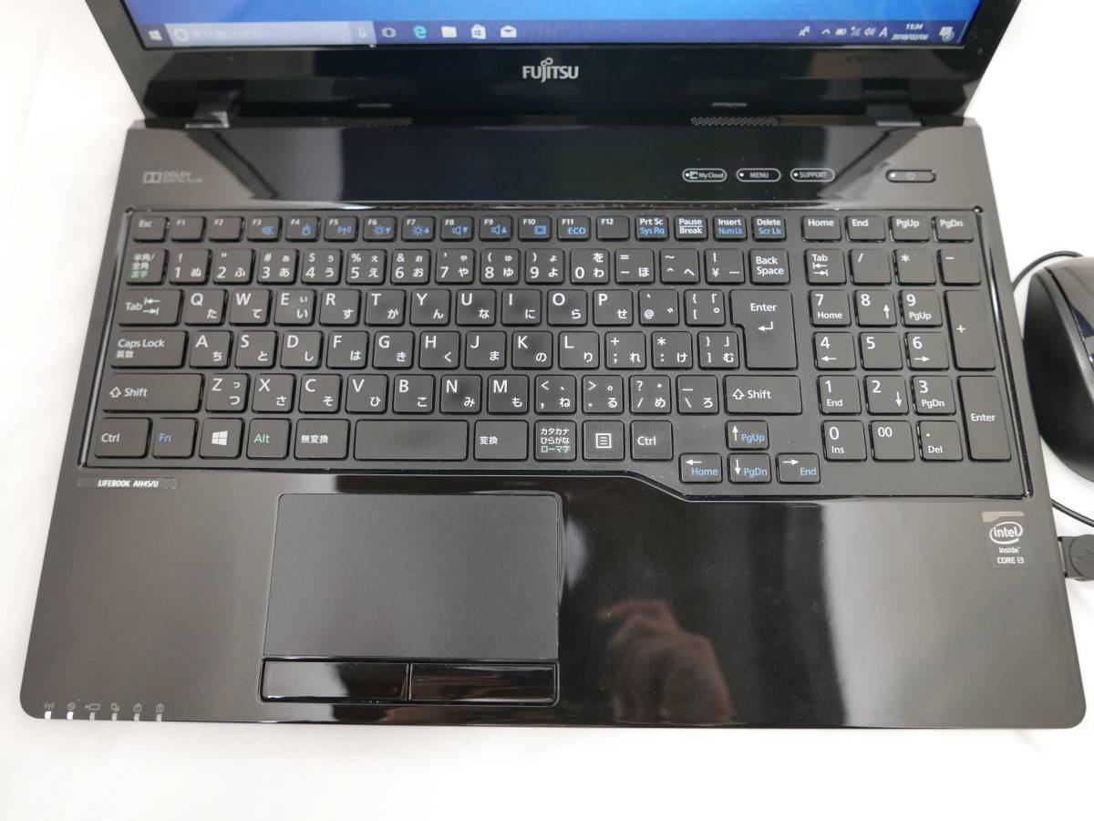 中古美品】富士通 LIFE BOOK FMVA45UBP 2015年モデル 1TB 4GB corei3 