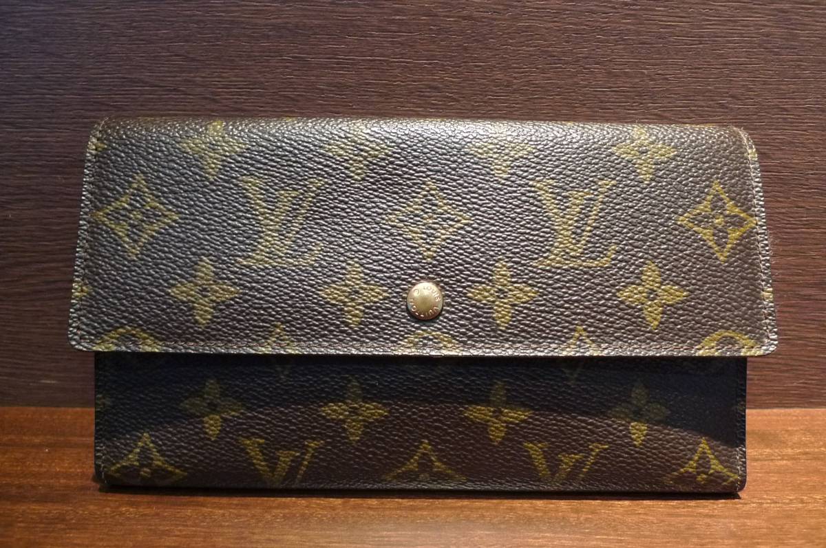 ヴィトン M61217 モノグラム 三つ折り 長財布 LOUIS ルイヴィトン 