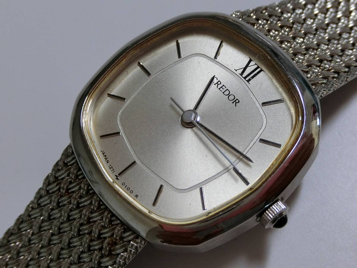 1円～used セイコー クレドール クォーツ 動作確認済 (F-あ43 