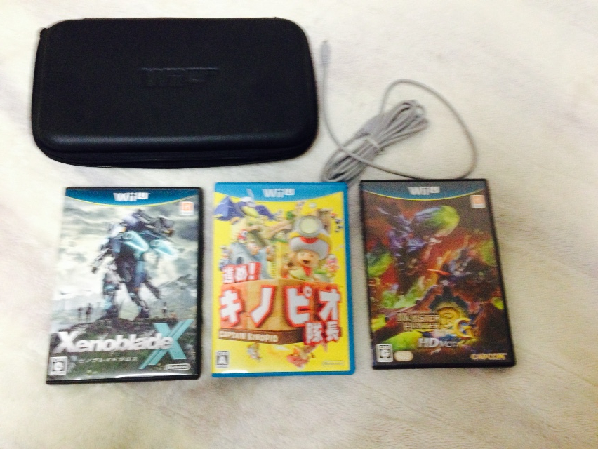 WiiU 32GB 本体 モンハン3G同梱セット ゼノブレイドクロス 進め