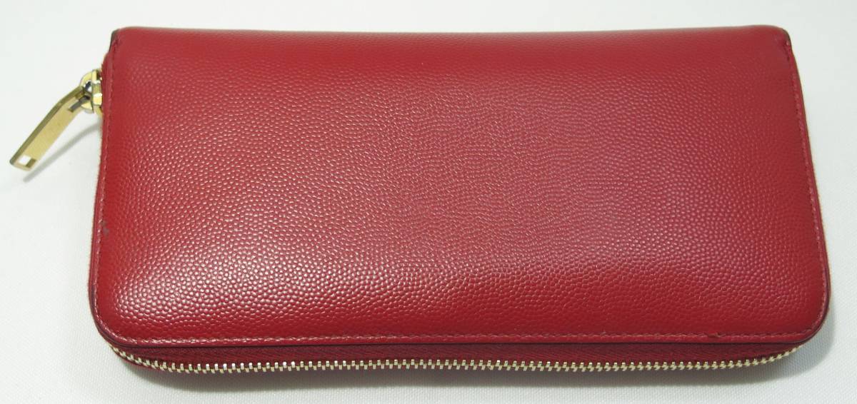 SAINT LAURENT サンローラン YSL ラウンドファスナー長財布CKAUD010 