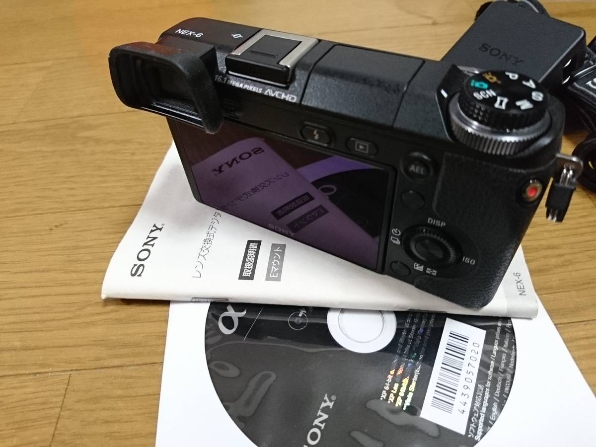 【美品】Sony NEX-6 ミラーレスカメラ 本体と付属品 極美品◇ソニー SONY ミラーレス一眼 α NEX-6 ボディ・付属品あり箱