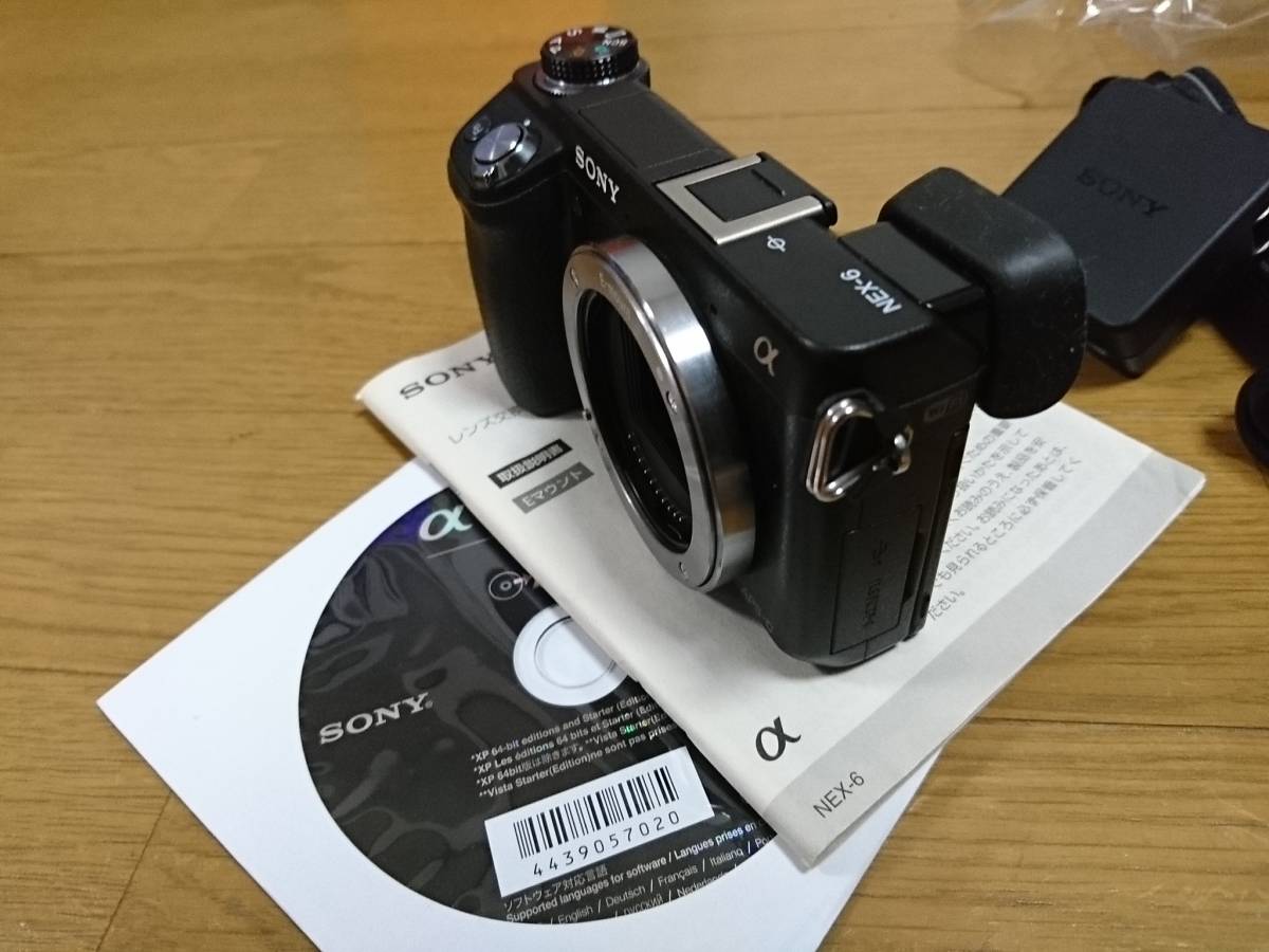 極美品◇ソニー SONY ミラーレス一眼 α NEX-6 ボディ・付属品あり箱