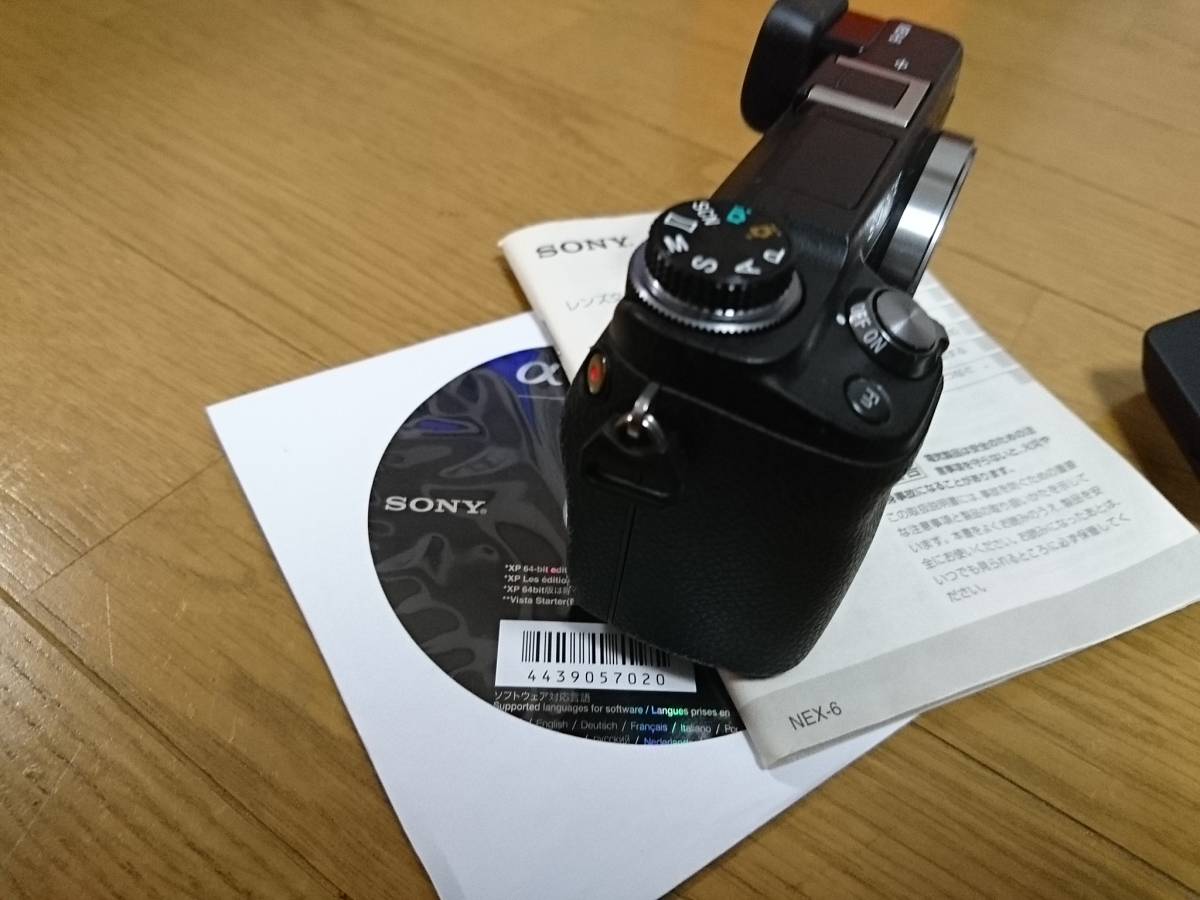 【美品】Sony NEX-6 ミラーレスカメラ 本体と付属品 極美品◇ソニー SONY ミラーレス一眼 α NEX-6 ボディ・付属品あり箱
