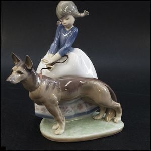 LLADRO リヤドロ 犬のYahoo!オークション(旧ヤフオク!)の相場・価格を