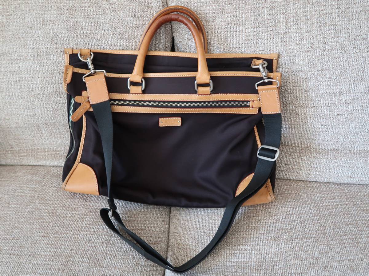 Paul Smith ビジネスバッグ ポールスミス ナイロン レザー 2WAY A4 