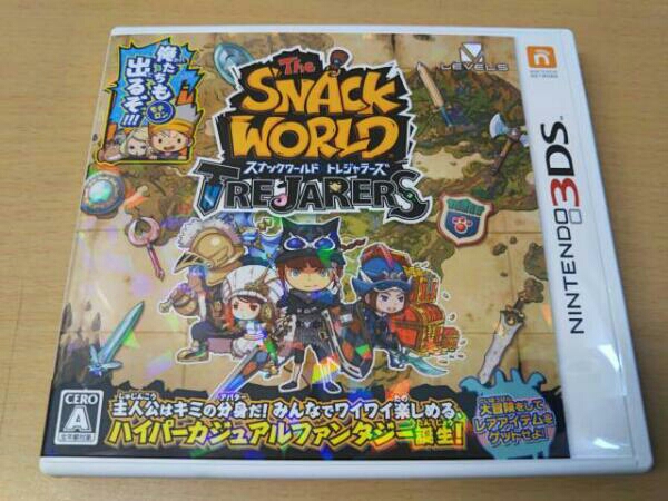3DS スナックワールド トレジャラーズ ,・本は店頭と併売になっており