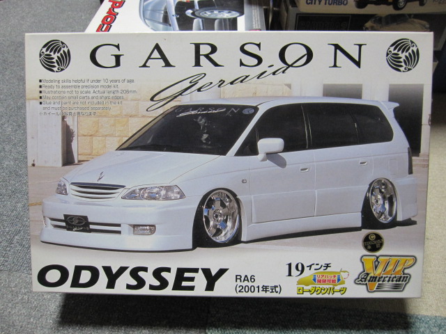 高品質，最新作 アオシマ 1/24 VIPアメリカン No.8 ギヤルソン ジェレンド オデッセイ(ホンダ)｜売買されたオークション情報、yahooの商品情報をアーカイブ公開 - オークファン ホンダ