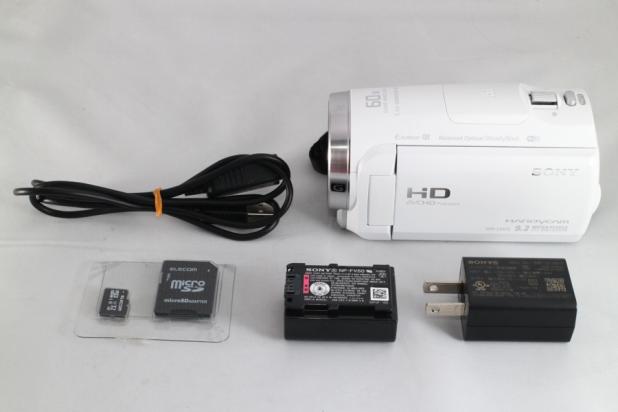#4256 美品★ソニー SONY Handycam HDR-CX675 ホワイト 32GB 光学30倍