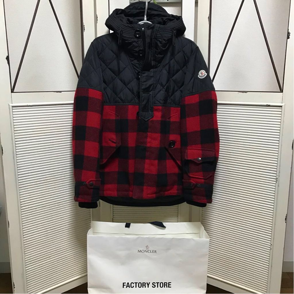 【爆買い，送料無料】 モンクレール ダウン ジャケット チェック柄 サイズ1(1)｜売買されたオークション情報、yahooの商品情報をアーカイブ公開 - オークファン 男性用
